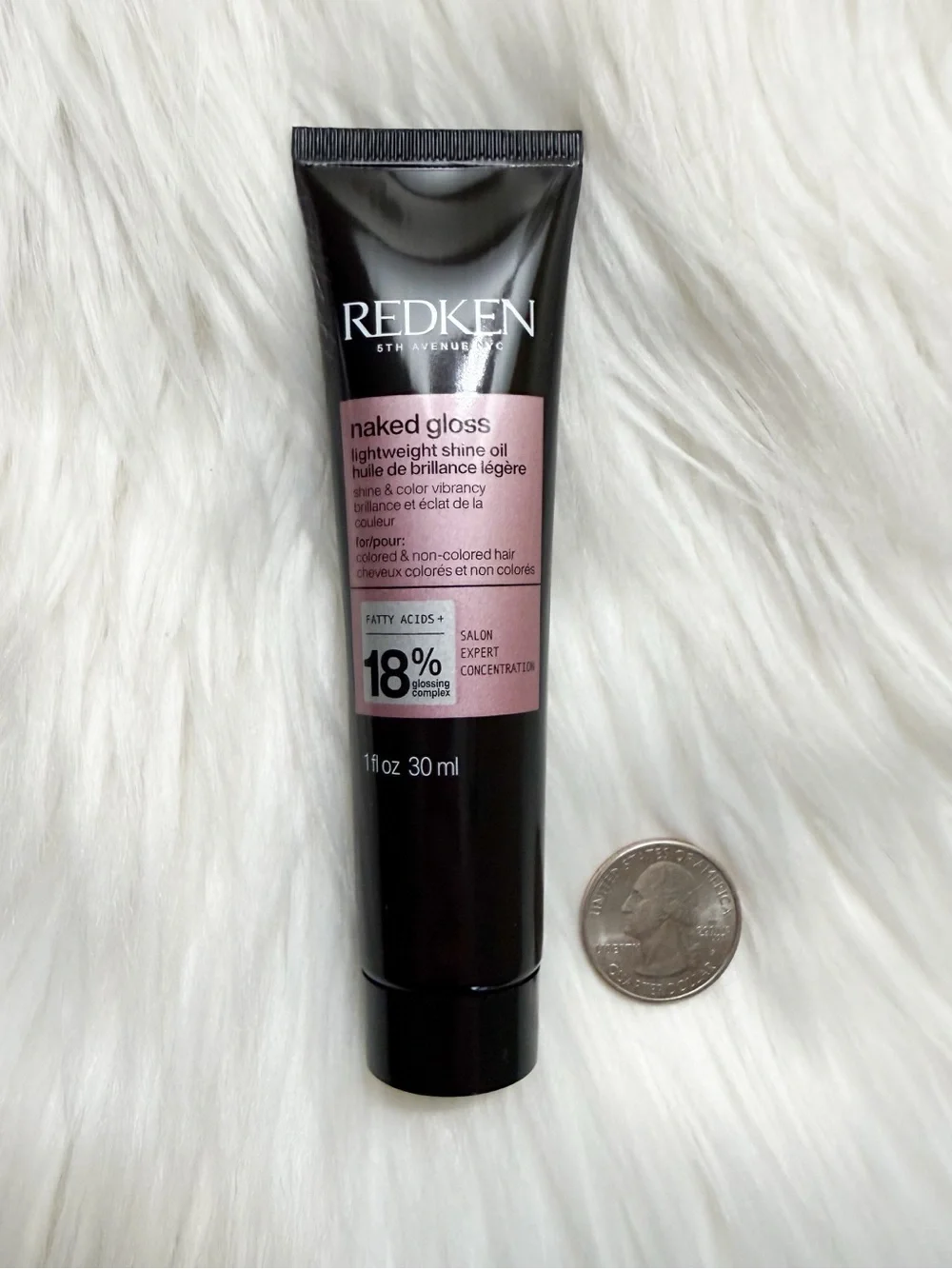 Redken Naked Gloss Lightweight Hair Oil Travel Size